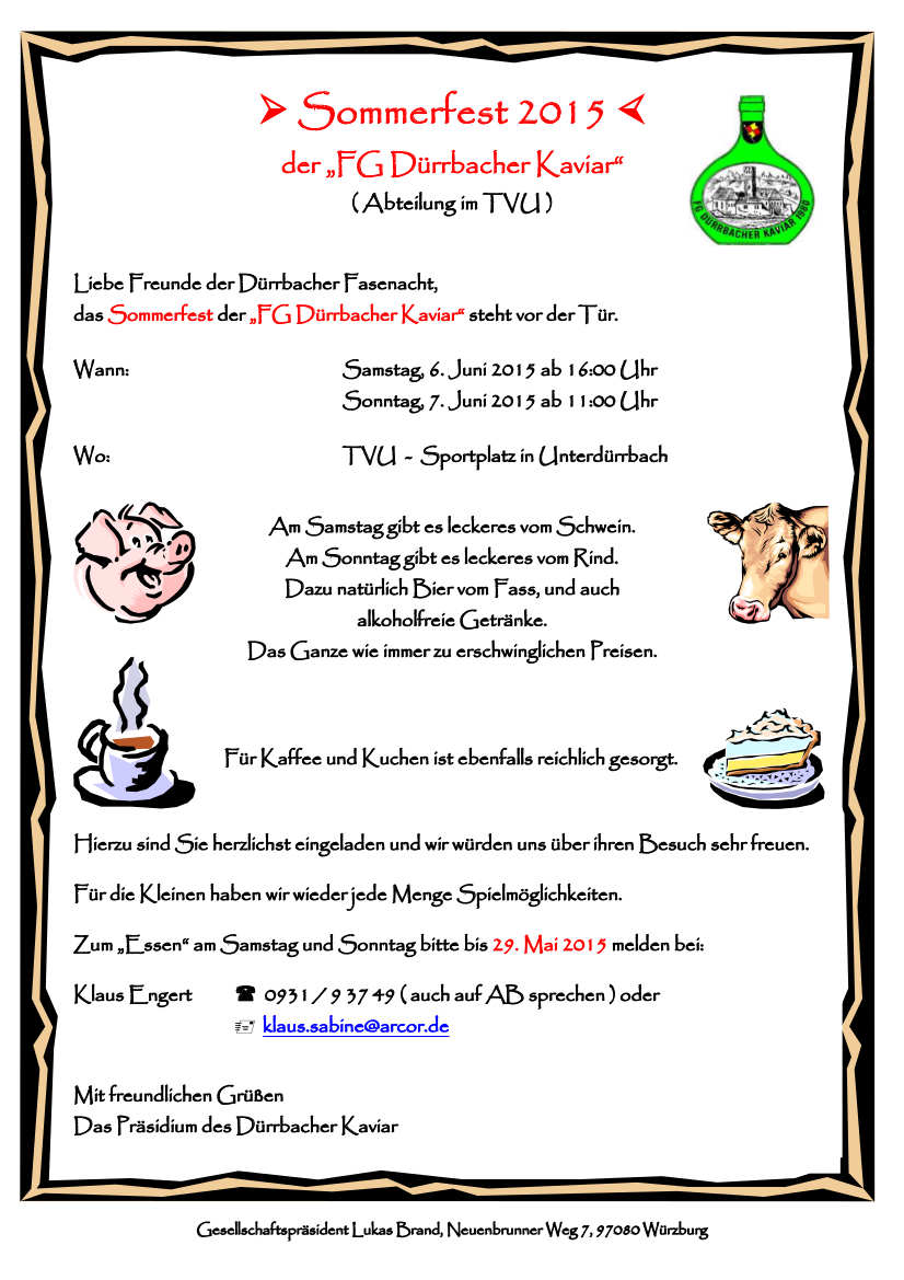 Sommerfest 2015