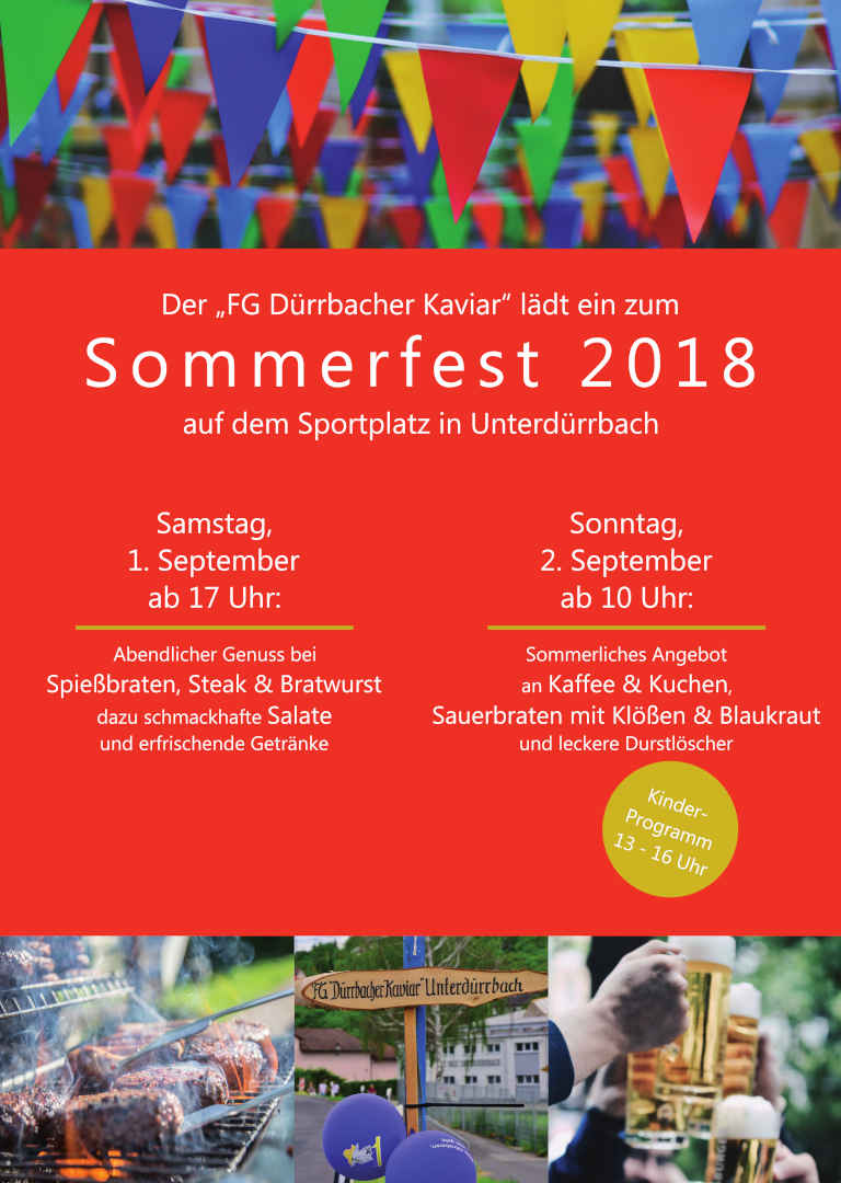 Sommerfest der FG Dürrbacher Kaviar 2018